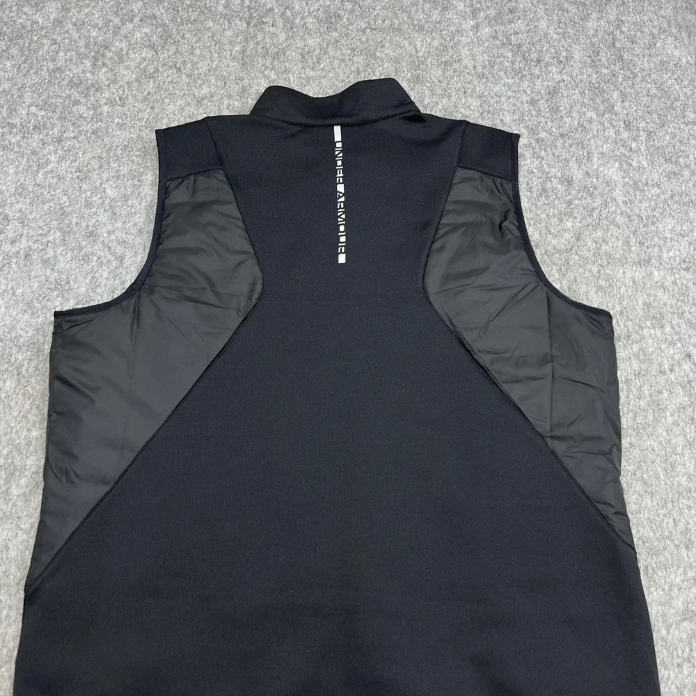 Under Armour Vest Mens 2XL Black ColdGear Storm 1 PrimaLoft Zip Softshell Puffer - Picture 13 of 16